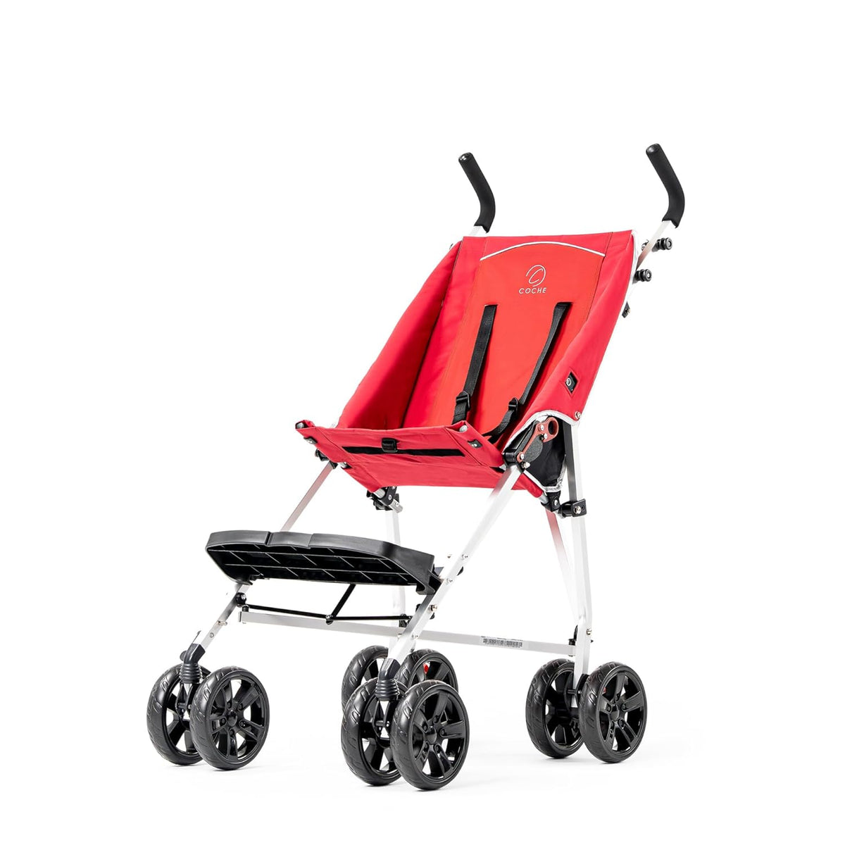 Coche XL Lightweight Special Needs Stroller/Transport Chair, Red