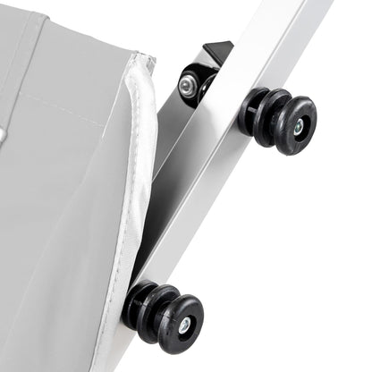 Black Coche XL sunshade canopy mounting hardware detail