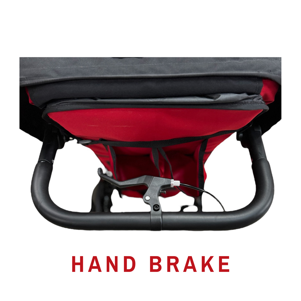 Adaptive Star Axiom ENDEAVOUR 4 Endeavour Push Chair - Red hand brake #color_red #size_endeavour-4