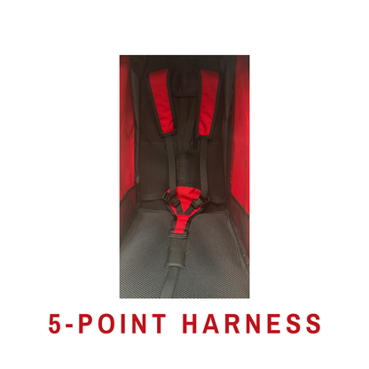 Adaptive Star Axiom ENDEAVOUR 2 Endeavour Push Chair - Red 5-point harness #color_red #size_endeavour-2